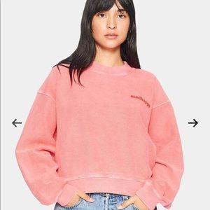 MadHappy Peace Cropped Crewneck